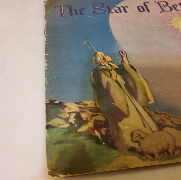 1934 Christmas Booklet The Star Of Bethlehem Book Vintage - Picture 3 of 16